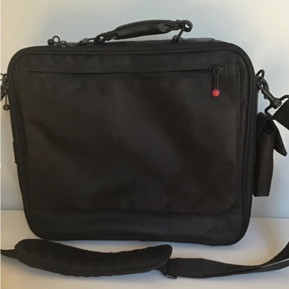 Vintage IBM Thinkpad 16” Laptop Black Carrying Brief Case Carry On Bag